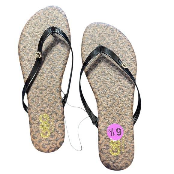 Stylish Black Flip-Flops - Picture 1 of 2